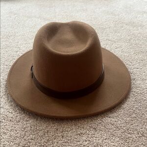 Brixton Tan Fedora Hat